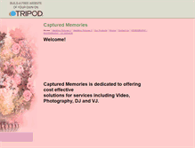 Tablet Screenshot of capturedmemories.tripod.com