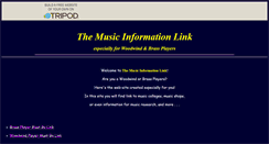 Desktop Screenshot of musicinfolink.tripod.com