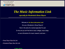 Tablet Screenshot of musicinfolink.tripod.com
