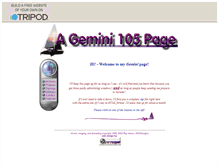 Tablet Screenshot of gemini105.tripod.com
