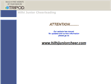 Tablet Screenshot of hilhijuniorcheer.tripod.com