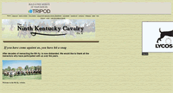 Desktop Screenshot of ninthkentuckycavalry.tripod.com