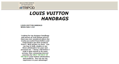 Desktop Screenshot of louisvuittonhandbags.tripod.com