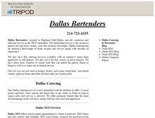 Tablet Screenshot of dallasbartenders.tripod.com