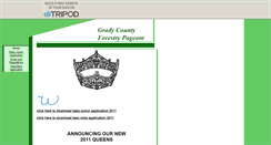 Desktop Screenshot of gradyforestrypageant.tripod.com