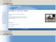 Tablet Screenshot of loudonfarm.tripod.com