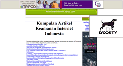 Desktop Screenshot of keamananinternet.tripod.com