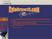 Tablet Screenshot of kyleorton18.tripod.com