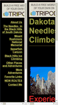 Mobile Screenshot of dakotaneedlesclimber.tripod.com