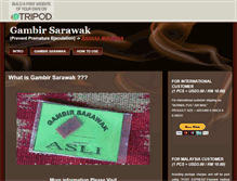 Tablet Screenshot of gambir-sarawak.tripod.com
