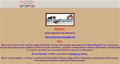 Desktop Screenshot of boxerrepublic.tripod.com