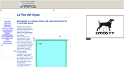Desktop Screenshot of lavozdelagua.pe.tripod.com