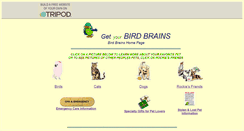 Desktop Screenshot of getbirdbrains.tripod.com