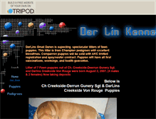 Tablet Screenshot of dar-lin-kennels.tripod.com
