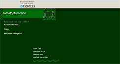 Desktop Screenshot of nonstopfunonline.tripod.com