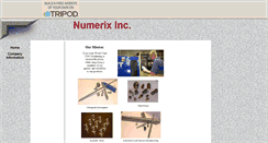 Desktop Screenshot of numerixinc.tripod.com