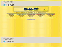 Tablet Screenshot of hi-de-hi.tripod.com