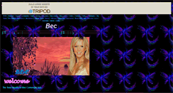 Desktop Screenshot of bec-cartwright.tripod.com