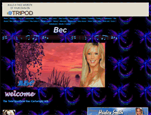 Tablet Screenshot of bec-cartwright.tripod.com