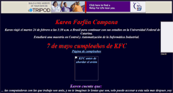 Desktop Screenshot of karenfarfan.tripod.com