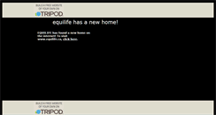 Desktop Screenshot of equilife.tripod.com