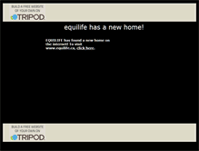 Tablet Screenshot of equilife.tripod.com