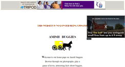 Desktop Screenshot of amishbuggy.tripod.com