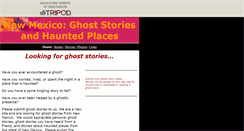 Desktop Screenshot of hauntednewmexico.tripod.com
