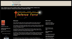 Desktop Screenshot of defenseforce.tripod.com