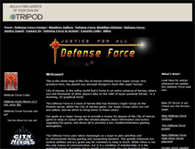 Tablet Screenshot of defenseforce.tripod.com