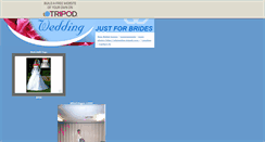 Desktop Screenshot of justforbrides.tripod.com