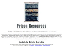 Tablet Screenshot of prisonresources.tripod.com