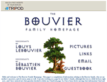 Tablet Screenshot of bouviers.tripod.com