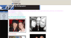 Desktop Screenshot of myautographs0.tripod.com