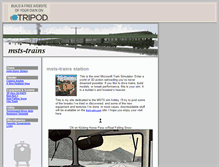Tablet Screenshot of msts-trains.tripod.com