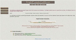 Desktop Screenshot of knightexemplar.tripod.com