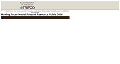 Desktop Screenshot of pageantguide.tripod.com