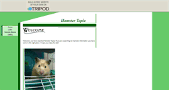 Desktop Screenshot of hamstertopia.tripod.com