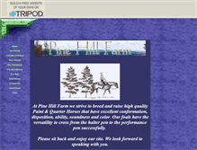 Tablet Screenshot of pinehillfarm.tripod.com