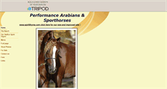 Desktop Screenshot of performance-arabians.tripod.com