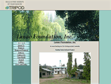 Tablet Screenshot of lanao-foundation.tripod.com
