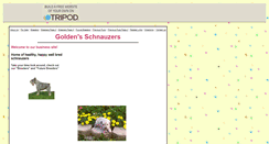 Desktop Screenshot of goldenschnauzers.tripod.com