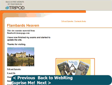 Tablet Screenshot of flambardsheaven.tripod.com