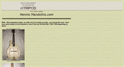 Desktop Screenshot of hennismandolins.tripod.com