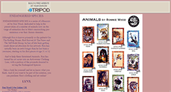 Desktop Screenshot of endangered.tripod.com