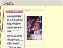 Tablet Screenshot of geneticscreening-101.tripod.com