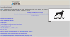 Desktop Screenshot of linuxmalaysia.tripod.com