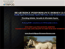 Tablet Screenshot of hp-horses.tripod.com