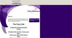 Desktop Screenshot of fairybelievers.tripod.com