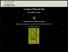 Tablet Screenshot of car0lesc0tt.tripod.com